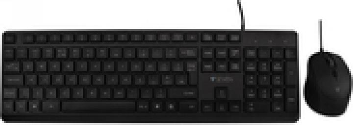 Produktbild V7 USB Pro Keyboard Mouse Combo De Qwertz German Lasered Keycap (DE, Kabelgebunden)