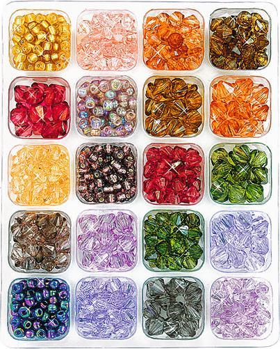Produktbild Florence Perlenset Acryl/Glas