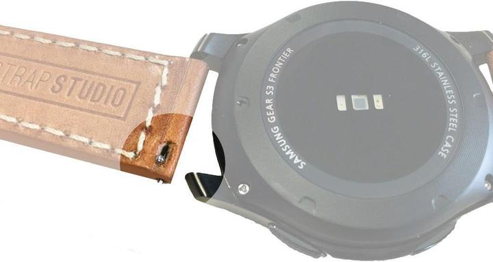Produktbild Strap Studio Urban Traveller Beige (22 mm, Leder, Gear S3 Frontier, Gear S3 Classic)