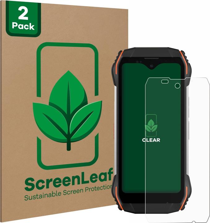 Productafbeelding ScreenLeaf Beschermfolie duurzame screenprotector screenprotector folie helder transparant (2 Stuk, Blackview P6000)