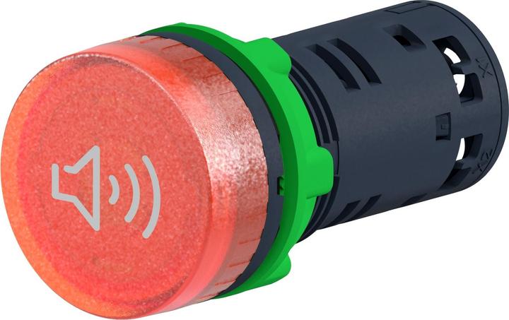 Actual product image Schneider Electric Illuminated red buzzer 230/240V AC