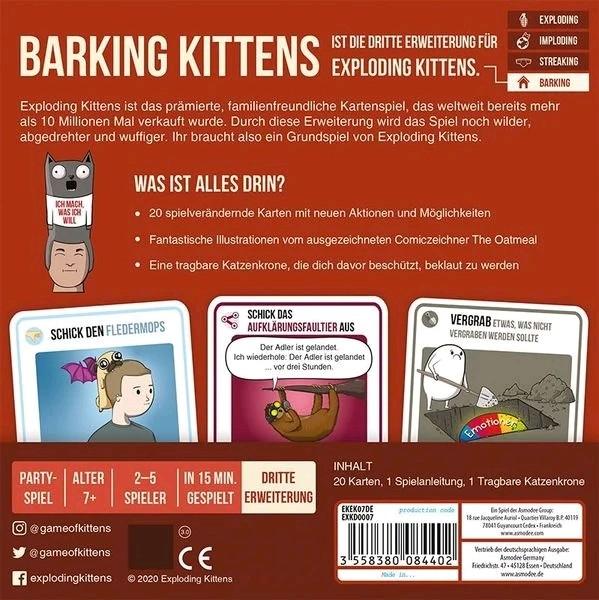 Immagine prodotto Exploding Kittens Gattini che abbaiano (Tedesco)