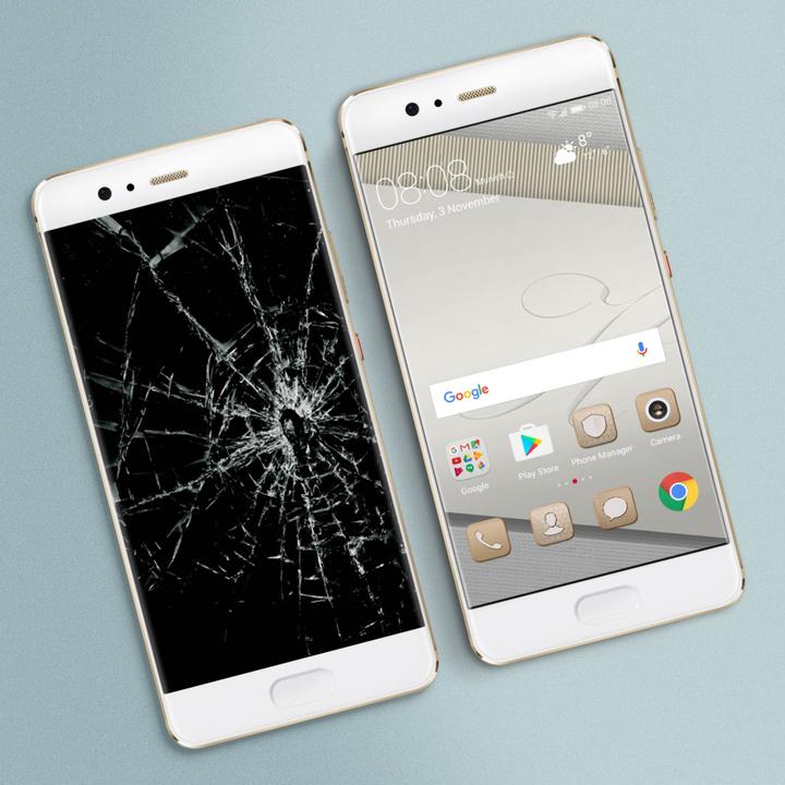 Actual product image Avizar LCD display with touchscreen for Huawei P10 - White (Display, Huawei P10)