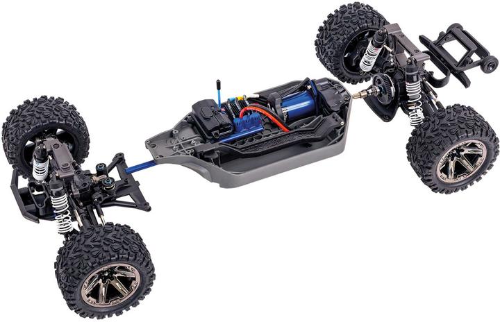 Actual product image Traxxas S.TRUCK RUSTLER VXL 1:10 4WD EP RTR BLUE TQi 2.4GHz BRUSHLESS OHNE LadegerÃ¤t und OHNE Akku (RTR Ready-to-Run)