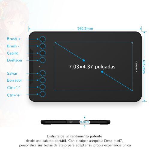 Actual product image XP-Pen Deco mini7 (5080 lpi)