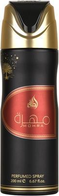 Lattafa Perfumes Lattafa Mohra Perfumed Deodorant Spray for Women 6.7 Ounce (Spray, 6.70 ml)