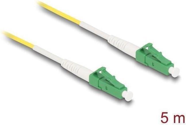 Image du produit Delock 83232 - Câble fibre optique LC-APC vers LC-APC Simplex monomode OS2 5 m (U/FTP, 5 m)