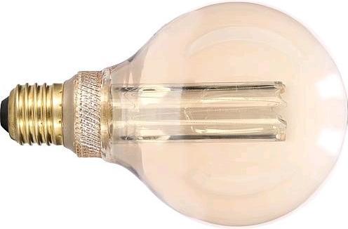 Produktbild Nordlux LED Globe Filament Deco Retro E27 dimmbar 3,5W 1800K extra-warmweiss Gold 2080202758 (E27, 3.50 W, 120 lm, 1 x, F)