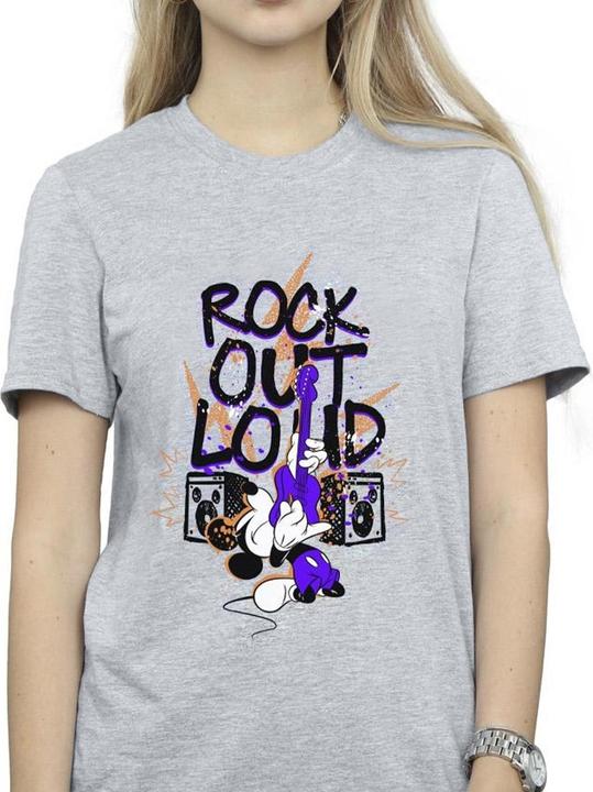 Immagine prodotto Disney Mickey Mouse Rock Out Loud Maglietta Ampia Donna (3XL)