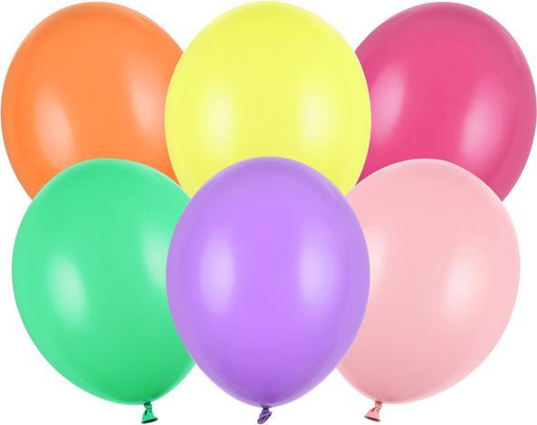 Produktbild Partydeco Strong Balloons 27cm, Pastel Mix (1 pkt / 50 pc.)