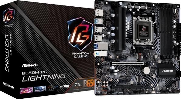 AsRock B650M PG Lightning (AM5, AMD B650, mATX)