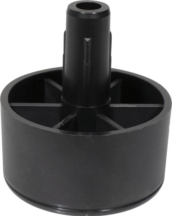 Wagner System QuickClick Lounge furniture glides, with pegs, ø 44mm,height 24mm,plastic,black