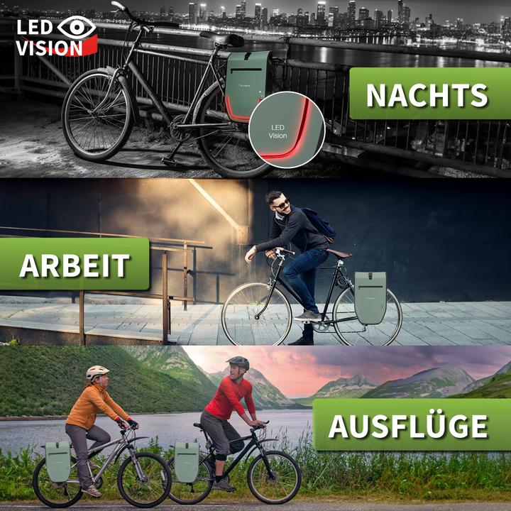Image du produit Eloneo Sacoche de vélo pour ordinateur portable (28 l, Sacoches)
