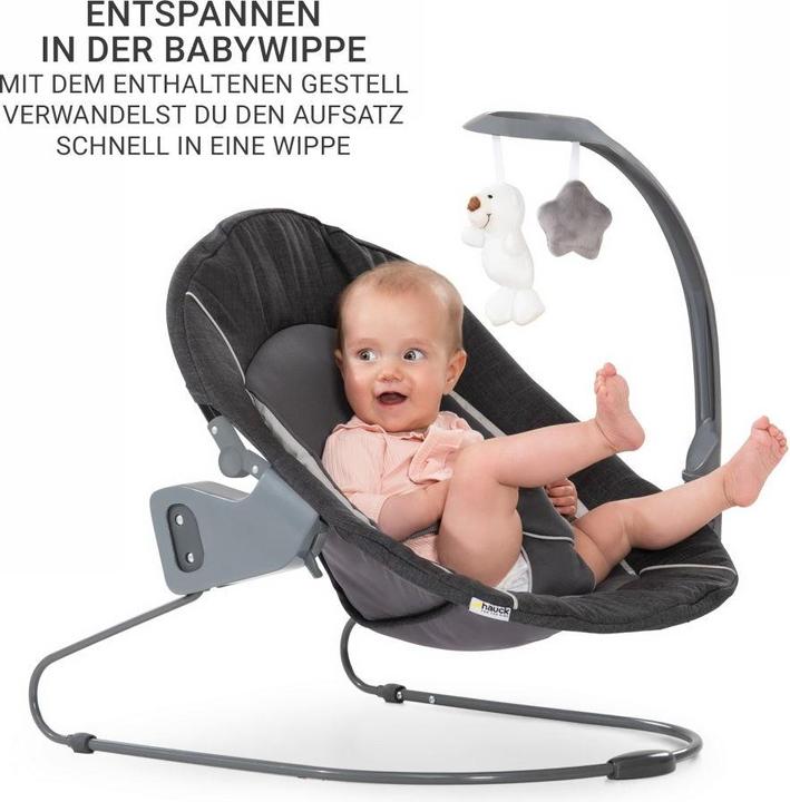 Produktbild Hauck Hochstühle Beta Plus White 5-tlg. Newborn Set - Hochstuhl + 2in1 (Hochstuhl)