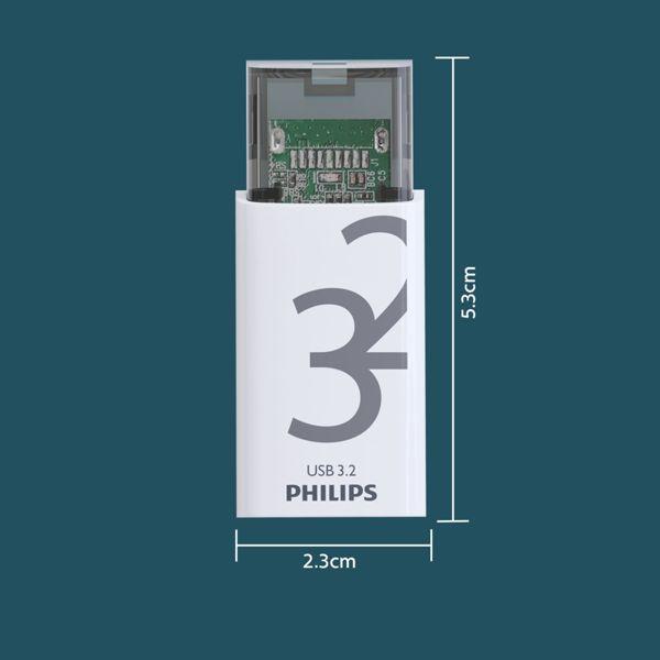 Actual product image Philips USB 3.2 32GB Click Series Gen 1 USB-C (32 GB, USB 3.2)
