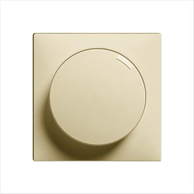 Produktbild Feller Abdeckset Dreh-Dimmer sand
