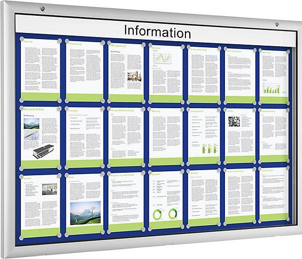 Produktbild Schaar-Design Flachschaukasten (Wandtafel, 102.5 x 160 cm)