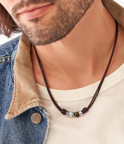 Produktbild Fossil Vintage Casual (18 cm, Edelstahl, Leder)