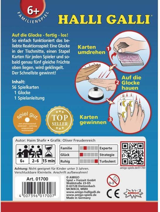 Actual product image Amigo Halli Galli (German, English, French, Italian)