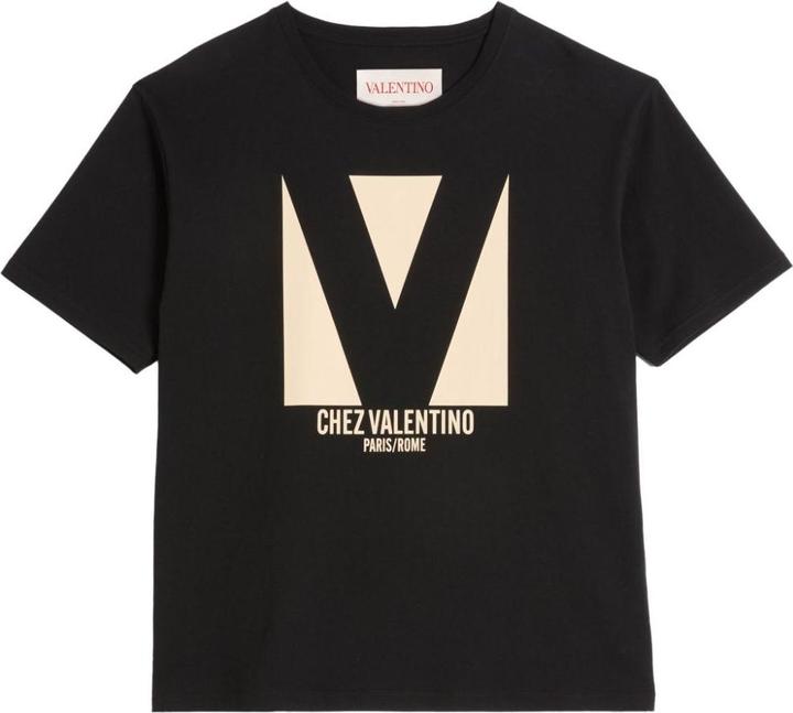Actual product image Valentino Garavani T-shirts And Polos Black (L)