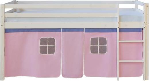 Immagine prodotto Homestyle4u Letto a soppalco Letto da gioco Letto per bambini con scala (90 x 200 cm)