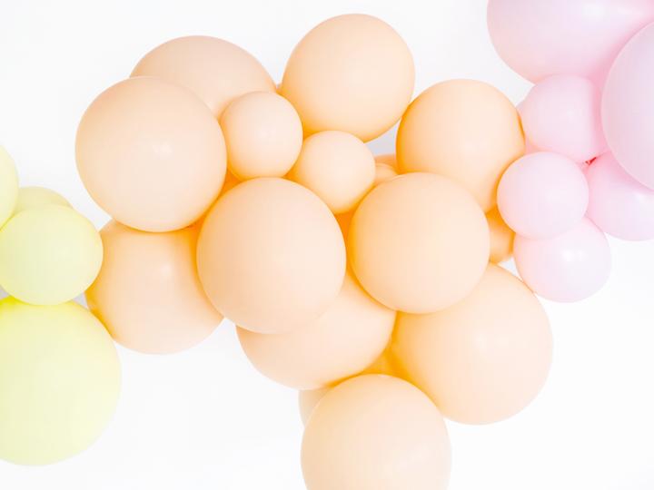 Produktbild Partydeco Öko-Ballons Pastell Pfirsich 13 cm - 100 Stück (100 x)