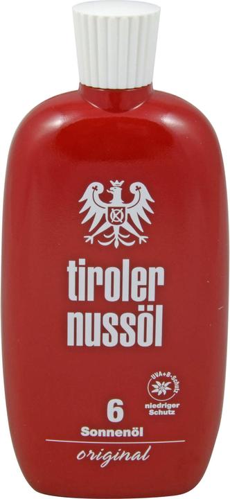 Immagine prodotto Dr Seidel Tiroler Nussöl olio solare originale impermeabile SPF 6, olio da 150 ml (Olio abbronzatura, Fino a SPF 10, 150 ml)