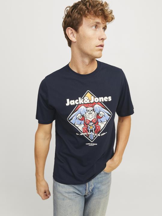 Immagine prodotto Jack & Jones Maglietta X-mas con scollo rotondo (M)