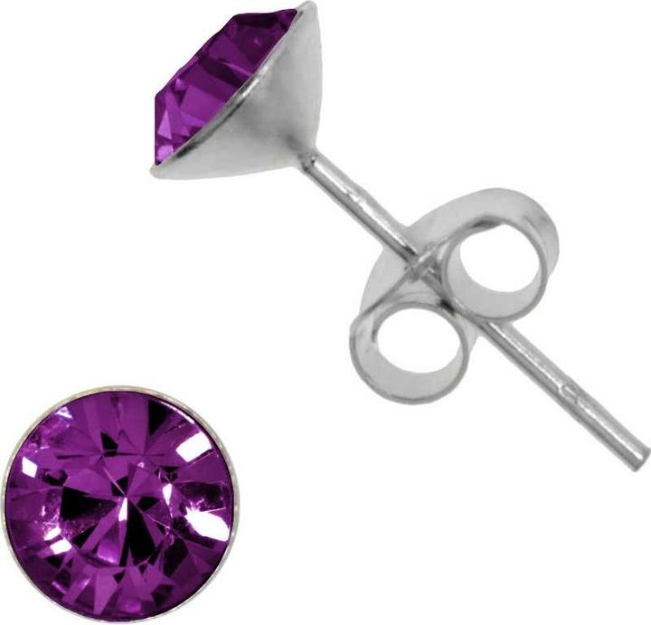 Bijouteria Ohrstecker (Silber 925, Kristall)