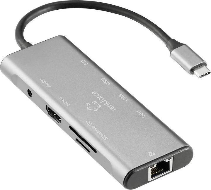 Actual product image Renkforce RF-DKS-904 (USB-C, 9 Ports)