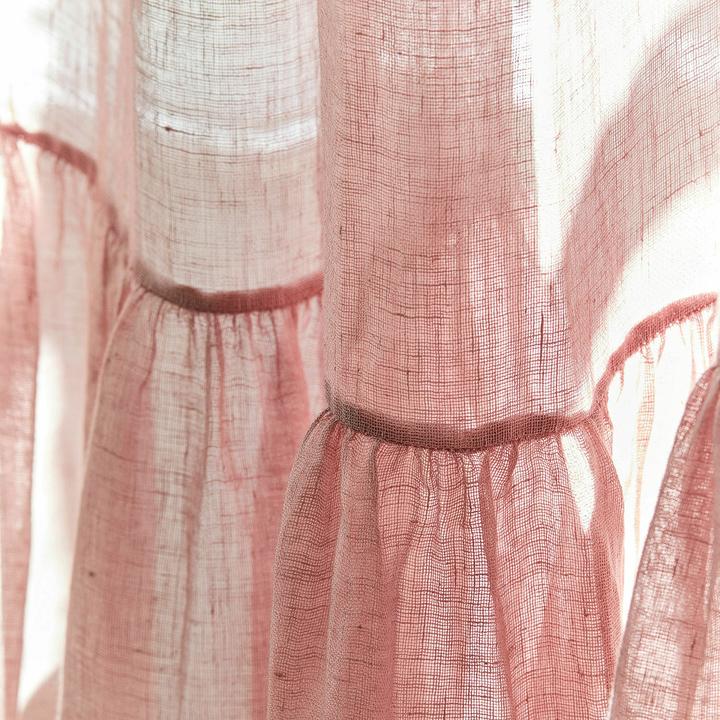 Actual product image Loberon Curtain Drimmelen pink (H/W 250/135 cm)