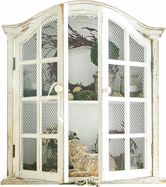 Immagine prodotto Loberon Armadio a muro Monthelie bianco antico (50,5 x 18 x 56 cm)