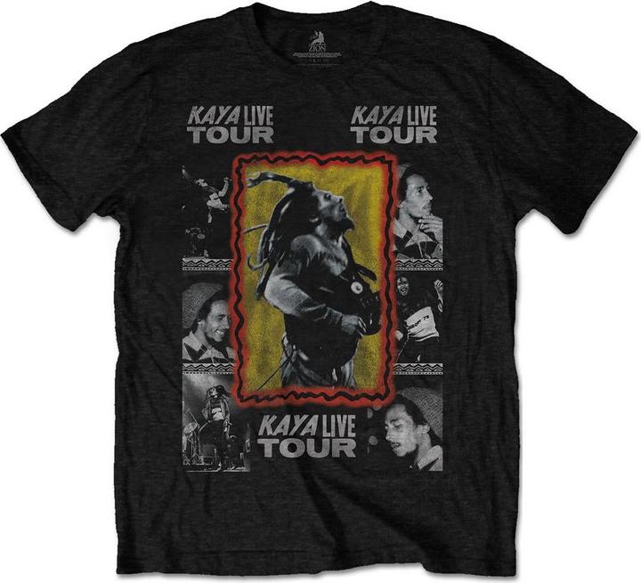 Actual product image Bob Marley Unisex Adult Kaya Tour Back Print T-Shirt (XXL)
