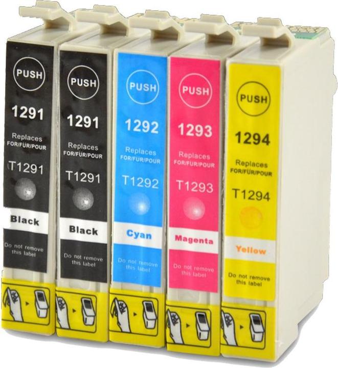 Actual product image Hermex Alternative ink cartridge to Epson T1295 (M, FC, C, Y)