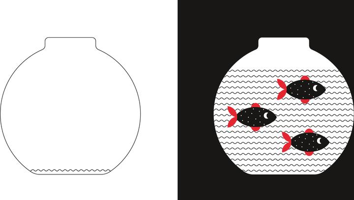 Image du produit Gegensätze schwarz-weiss-rot (Baby Montessori) (Allemand)