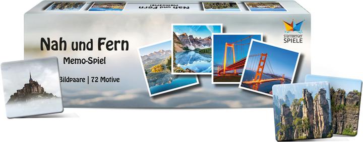 Produktbild Starnberger Spiele Memospiel Nah und Fern (Englisch, Deutsch)