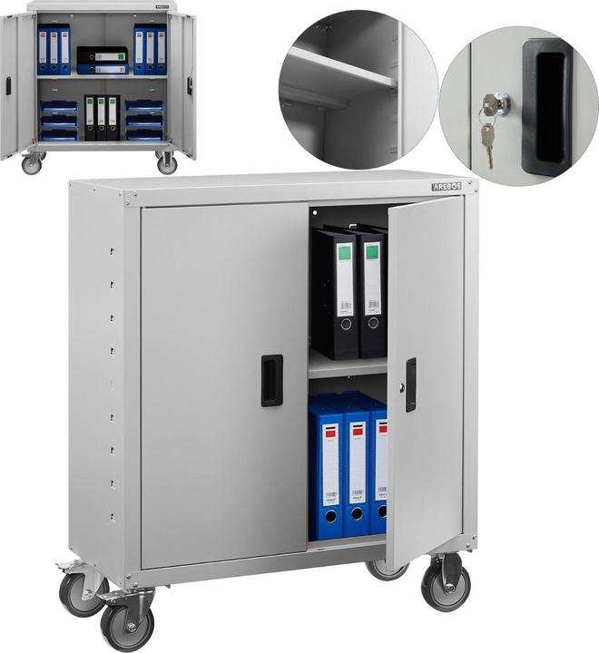 Actual product image Arebos Filing cabinet (90 x 90 x 40 cm)