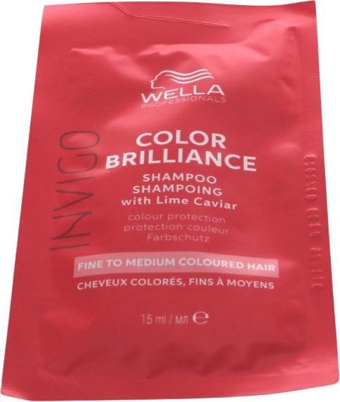 Wella Invigo Color Brillance Shampoo Feines bis mittelfarbiges Haar (15 ml, Flüssiges Shampoo)