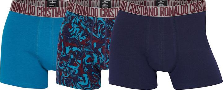 Blue mix uni, pattern grey waist band