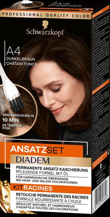 Produktbild Schwarzkopf Ansatzset Diadem (R4 Dunkelbraun)