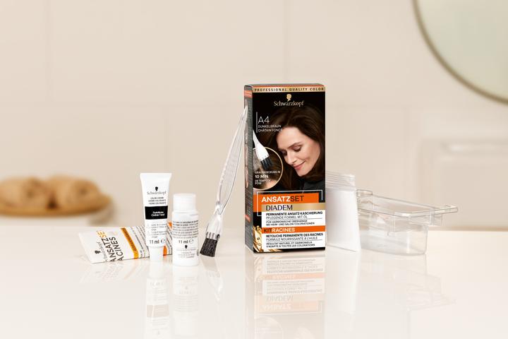 Produktbild Schwarzkopf Ansatzset Diadem (R4 Dunkelbraun)