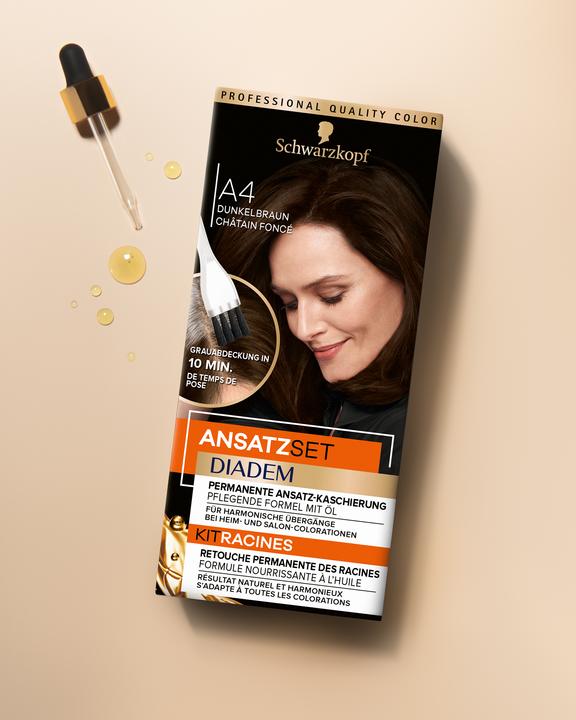 Produktbild Schwarzkopf Ansatzset Diadem (R4 Dunkelbraun)