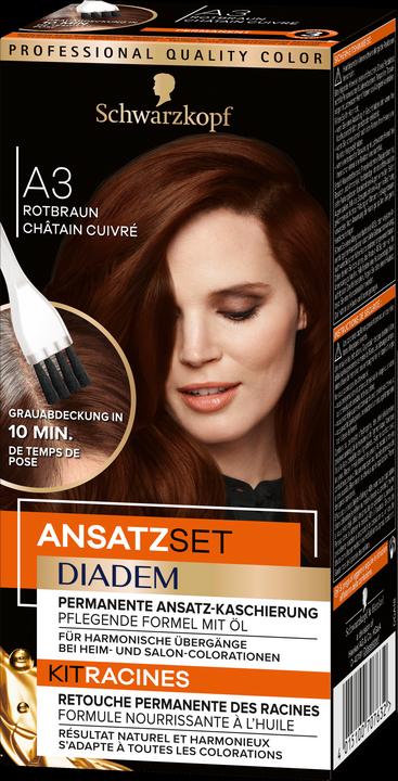 Schwarzkopf Ansatzset Diadem (A3 Rotbraun)
