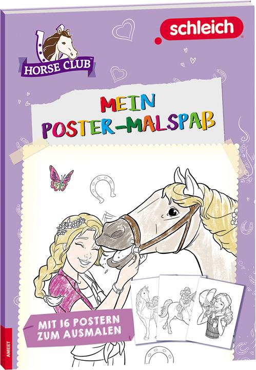 Schleich Horse Club - Mon poster à colorier