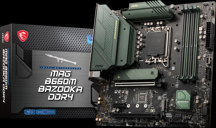 Produktbild MSI MAG B660M BAZOOKA DDR4 (LGA 1700, Intel B660, mATX)