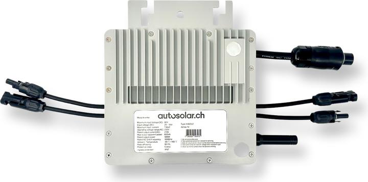 Actual product image Autosolar Balcony power station with 670 Watt - without bracket (670 W)