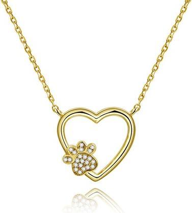Beneto Gold necklace Love for a pet AGS702 / 48-GOLD