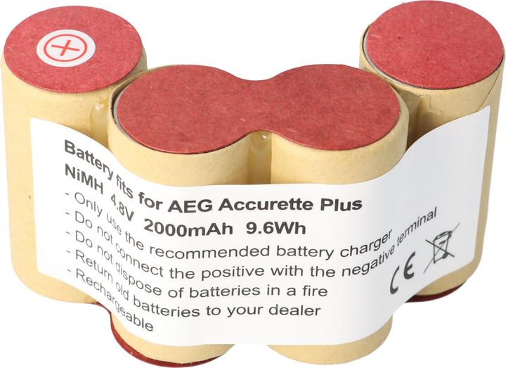 Actual product image AccuCell Akku für Staubsauger 4,8 Volt, Accurette plus 900086003-038