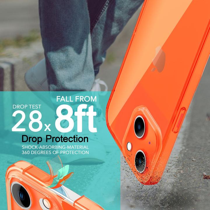 Immagine prodotto Nalia Copertura in silicone trasparente al neon (Apple iPhone 14 Plus)