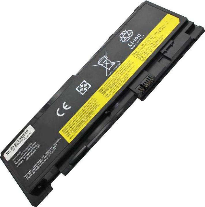 Actual product image Lenovo ThinkPad T420s battery 0A36287, 42T4844, 42T4845, ASM 42T4846, FRU 42T4847, flat version (6 Cells, 3600 mAh)